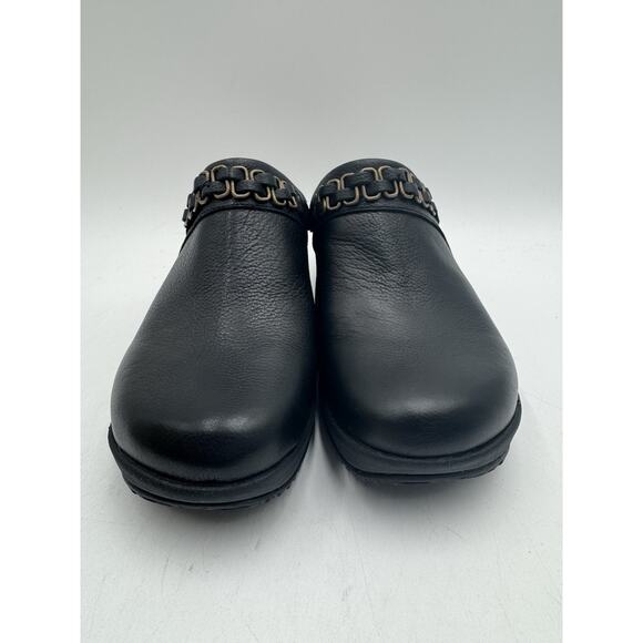 Halsa CHLOE Women's NEW Dress Slip On Shoe Black Leather US Size 6 Medium - Picture 5 of 11